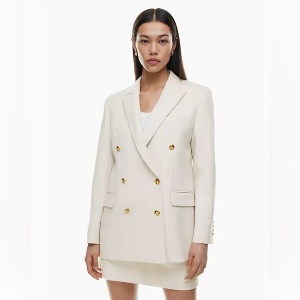 Aritzia Babaton Status Blazer. Size XS. Matte Pearl